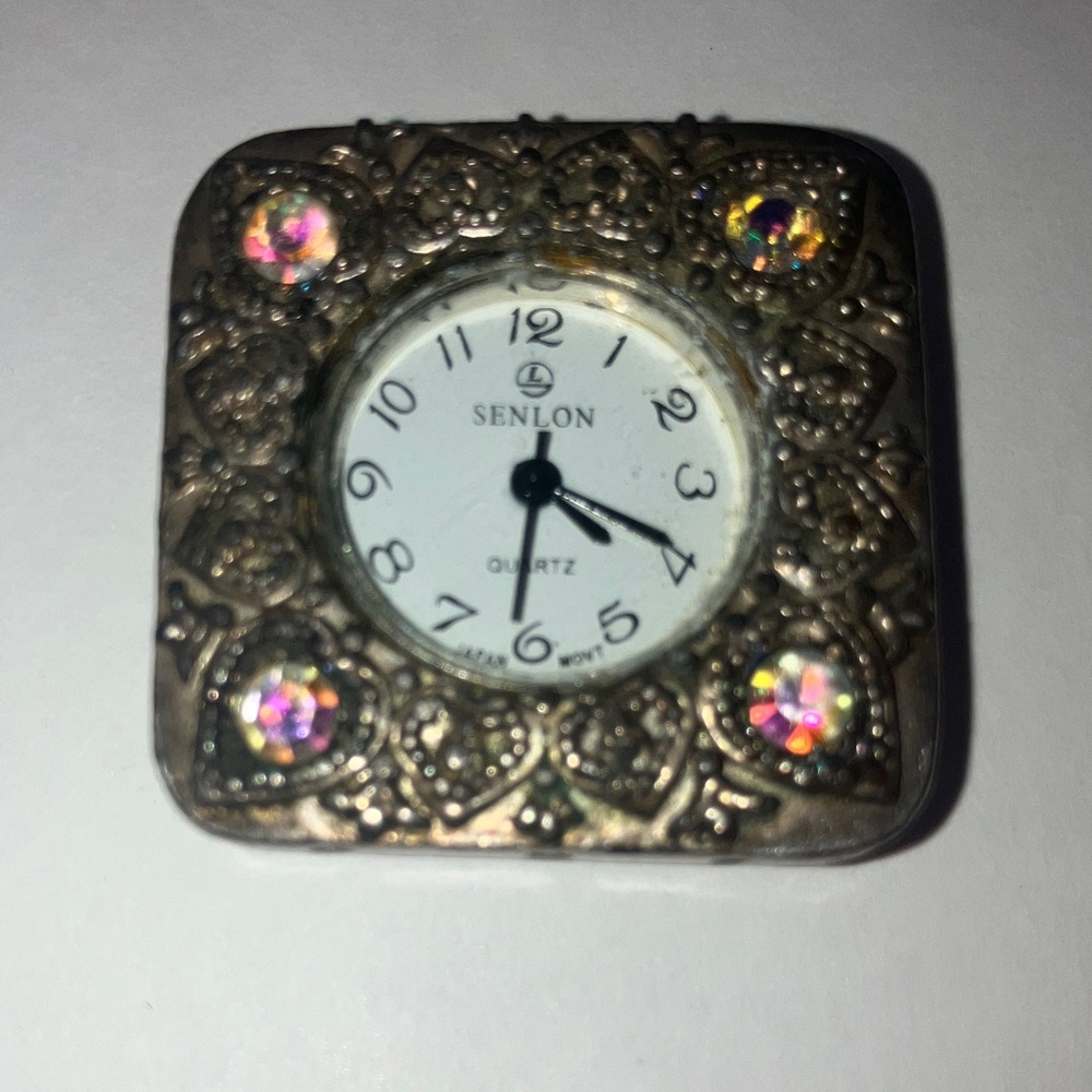 Silver Ornate Women's Watch